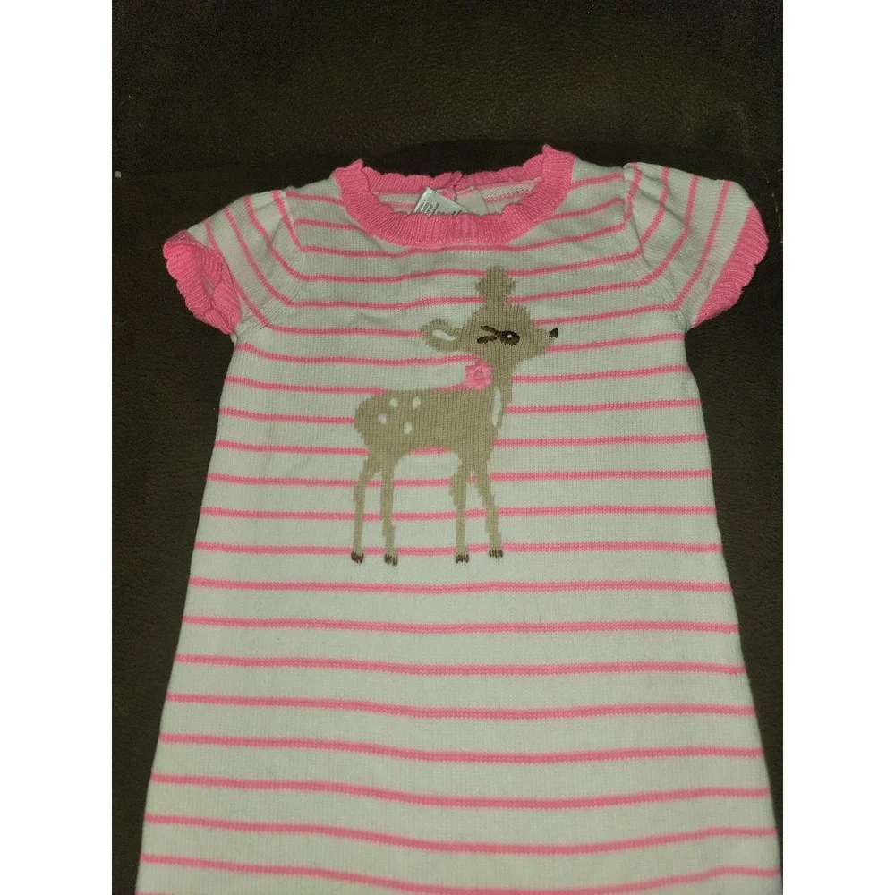 Gymboree fairy‎ tale forest deer sweater dress size 2t